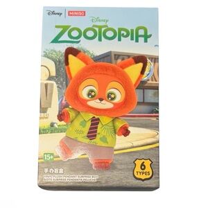 MINISO x Disney Zootopia Vinyl Plush Pendant blind box authentic new sealed